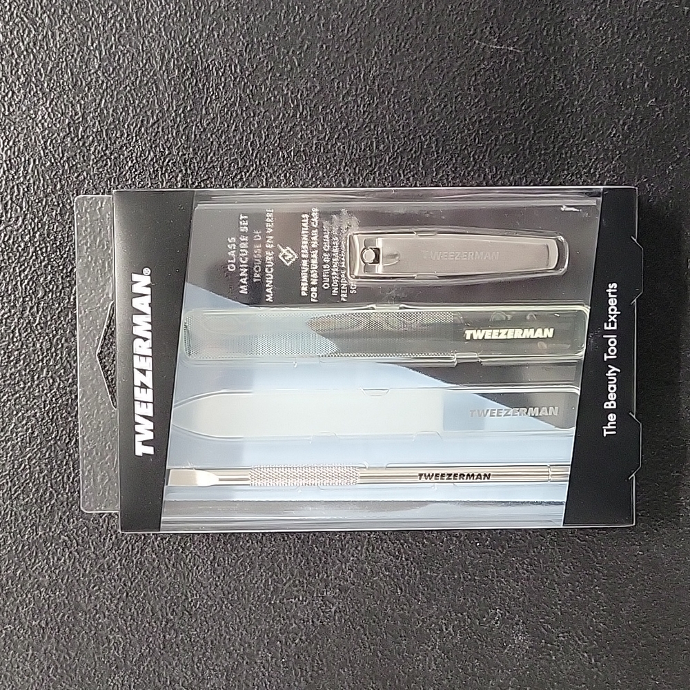 Tweezerman Glass Manicure Set
